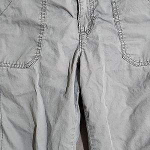 Low-Rise Gray Shorts